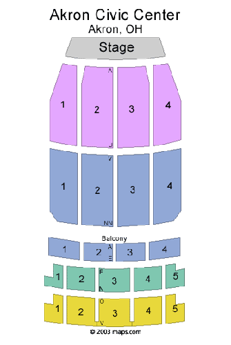 Akron Civic Theatre Akron Oh Seating Chart