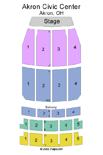 Akron Civic Center Seating Chart