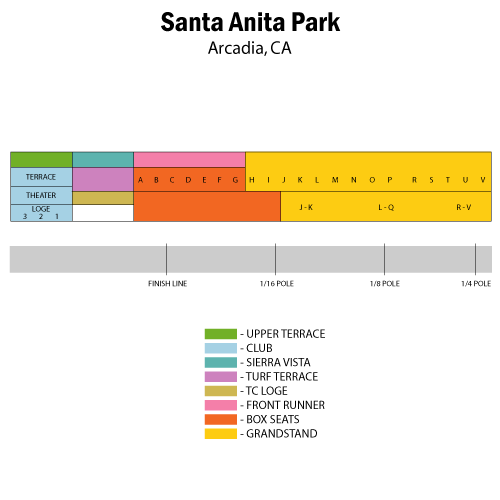 Santa Breeders Cup Seating Chart