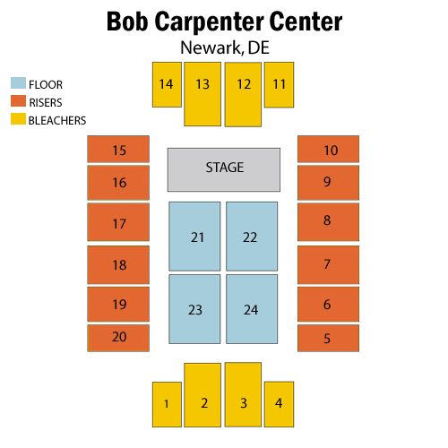 Bob Carpenter Center Seating Chart Concert