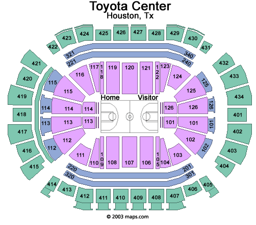Toyota Center - Houston, TX  Tickets, 2023-2024 Event Schedule, Seating  Chart