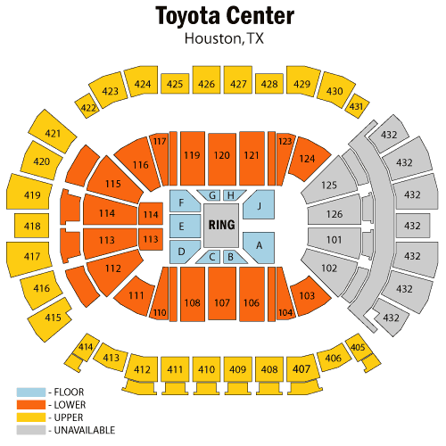Toyota Center Seating Chart Obama