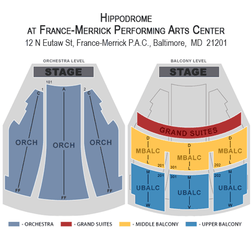 Hippodrome Baltimore Seating Chart Pdf Awesome Home