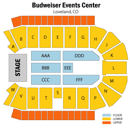 Budweiser Events Center - Loveland, CO | Tickets, 2023 Event Schedule, Seating Chart Budweiser Events Center - Loveland, CO | Tickets, 2023 Event Schedule, Seating Chart