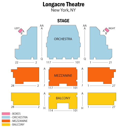 Longacre Theater Nyc Seating Chart