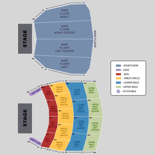 Seating Chart Orpheum Theater Sioux City