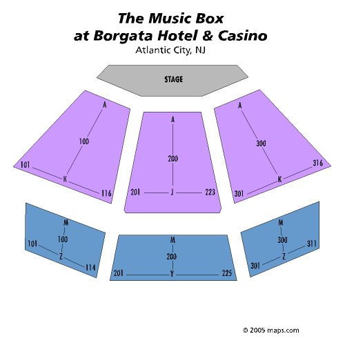 Borgata Atlantic City Event Center Seating Chart
