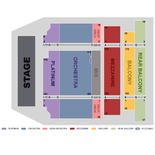Bergen Pac Seating Chart A Visual Reference of Charts Chart Master