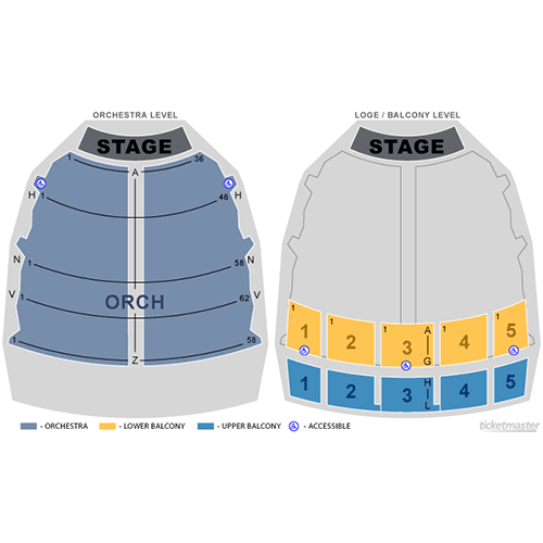 Von Braun Concert Hall Seating Chart