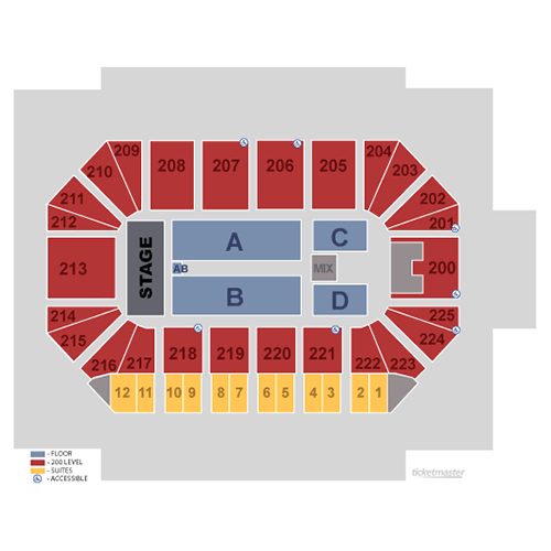 Heartland Event Center Seating Chart