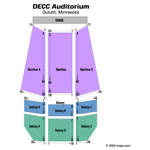 Decc Symphony Hall Seating Chart