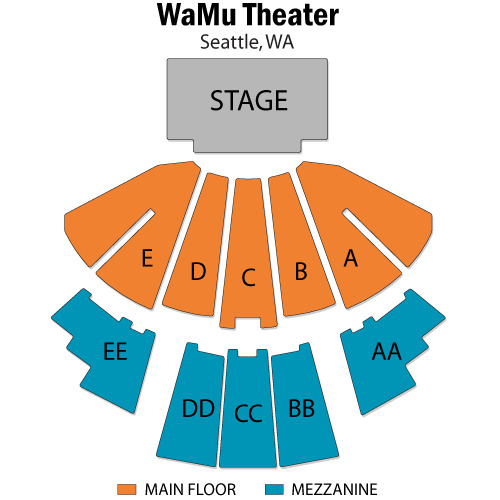 Wamu Theater Seattle Seating Chart