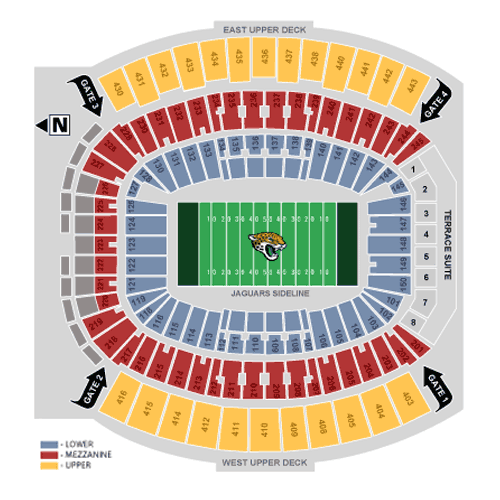 jaguars bud zone tickets