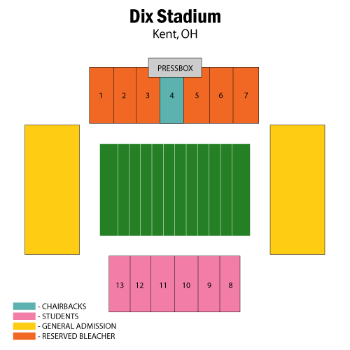 Dix Stadium Kent, OH Tickets, 20232024 Event Schedule, Seating Chart