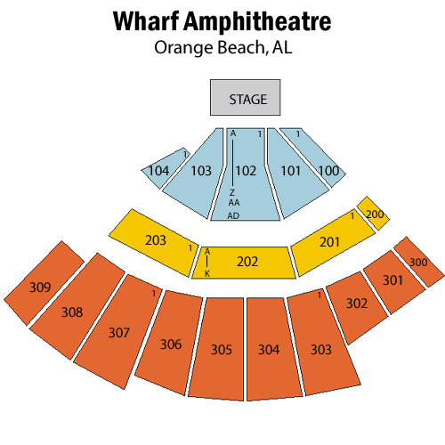 The Wharf Amphitheater Orange Beach Al Seating Chart