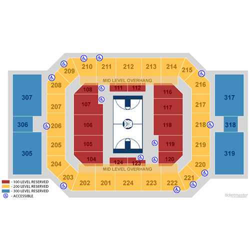 Hinkle Fieldhouse Seating Chart With Seat Numbers