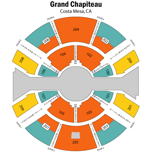 Cirque Volta Seating Chart