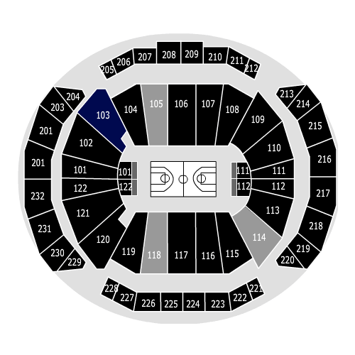 Seat map for Eric Clapton