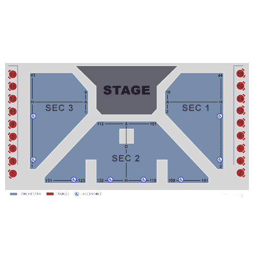 Bears Den Seating Chart | Elcho Table