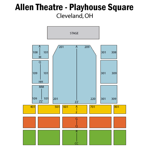 Playhouse Square Hamilton Seating Chart