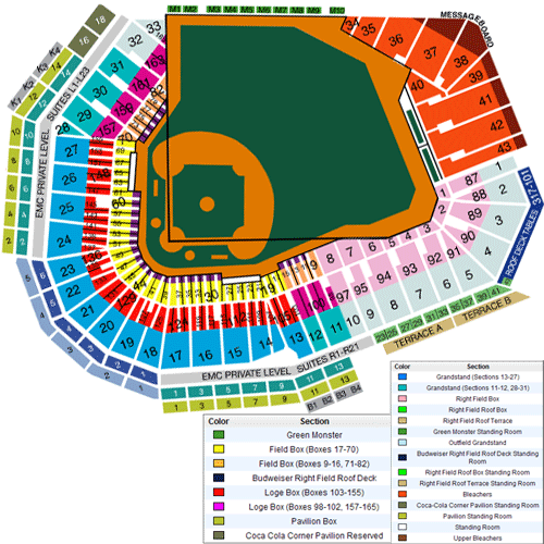 Fenway Park Boston, MA Tickets, 20222023 Event Schedule, Seating Chart