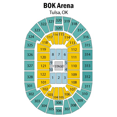 Bok Center Seating Chart Luke Bryan