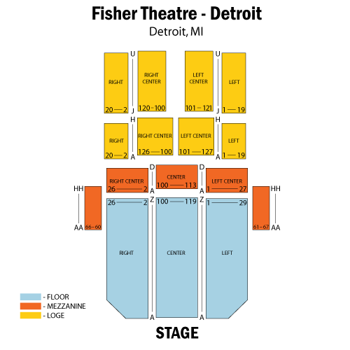 Hello Dolly Theater Seating Chart