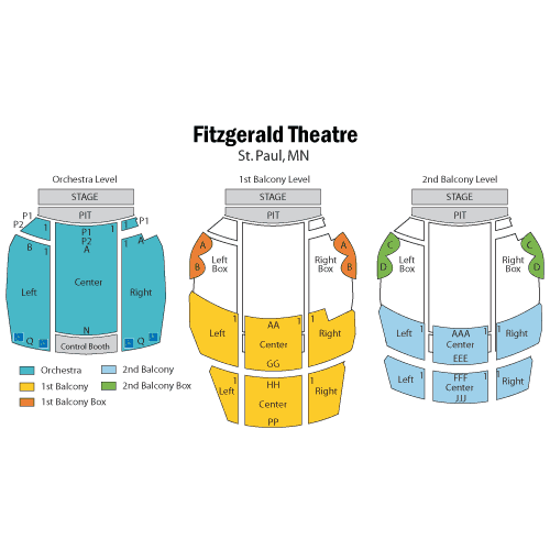 Fitzgerald Theater St Paul, MN Tickets, 2024 Event Schedule