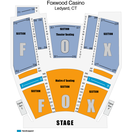 foxwoods concert seating chart - Part.tscoreks.org