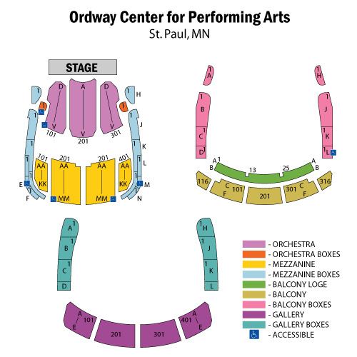 St Paul Ordway Seating Chart