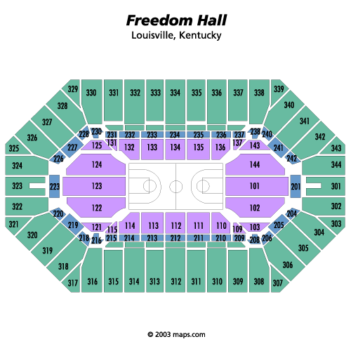 Freedom Hall Louisville Seating Chart