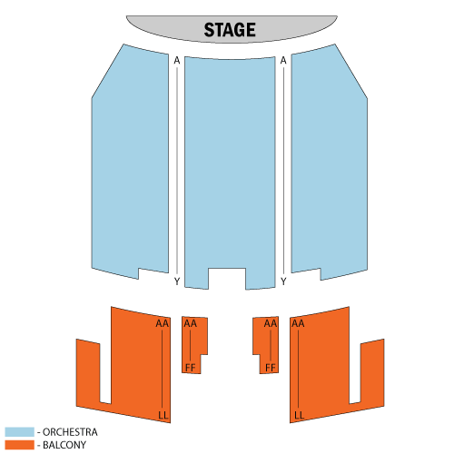 Queen Elizabeth Theatre - Toronto Seatmap