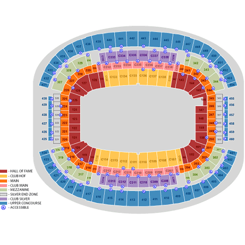 Cowboys Stadium Seating Chart Mezzanine | Elcho Table