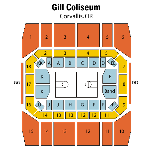 Gill Coliseum OSU Corvallis, OR Tickets, 2024 Event Schedule