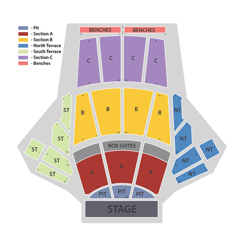 Greek Theater Seating Chart With Seat Numbers