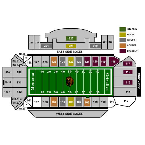 Montana Grizzlies Football vs. Idaho State Bengals Football