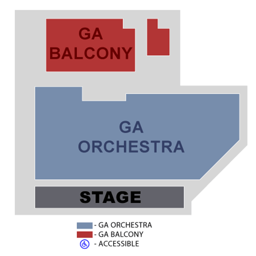 Bearsville Theatre Seatmap