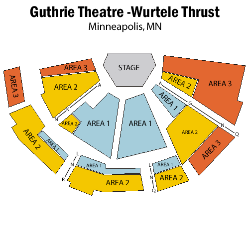 Guthrie Theatre Seating Map Elcho Table