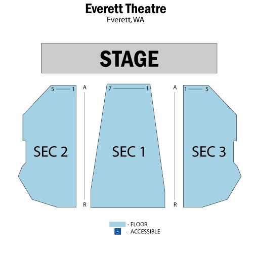 Everett Theatre Seatmap