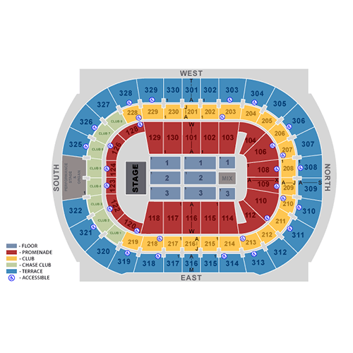 Amalie Arena Seating Chart Billy Joel