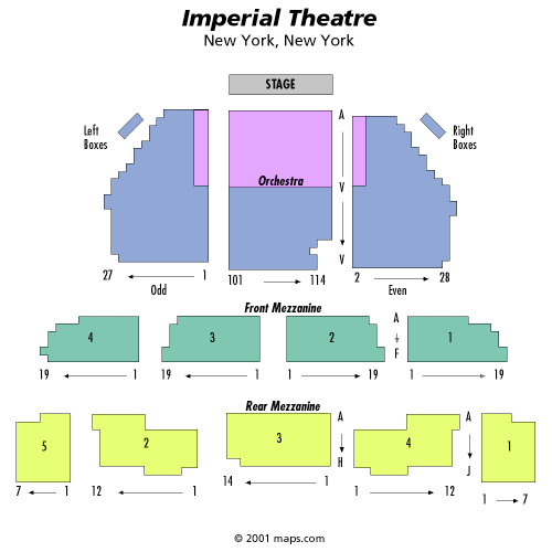 Imperial Theatre - New York, NY | Tickets, 2024 Event Schedule, Seating ...