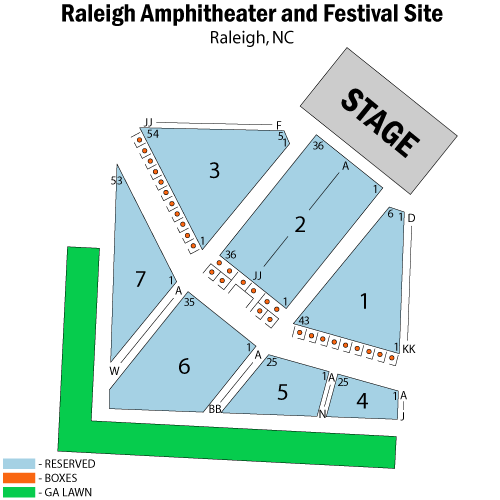 Red Hat Amphitheater Seating Chart