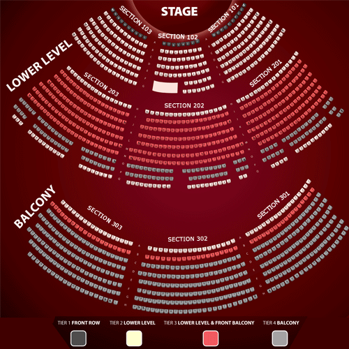 Ovations Entertainment Theater Seating Chart