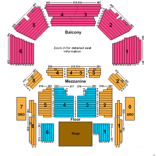 Moody Theater Austin Seating Chart