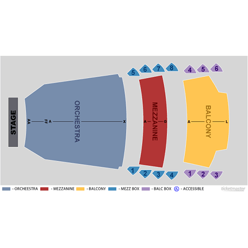 Oncenter Crouse Hinds Theater Seating Chart