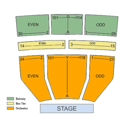 Kennedy Center Opera Seating Chart