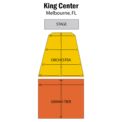 King Center Seating Chart