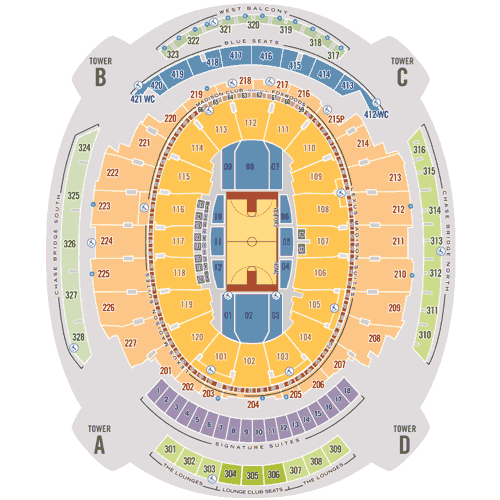 NCAA Men's Basketball Tournament: All Sessions Seating Plan at Madison Square Garden